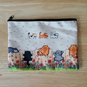Cat Lover Zipper Makeup Cosmetic Bag